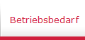 Betriebsbedarf